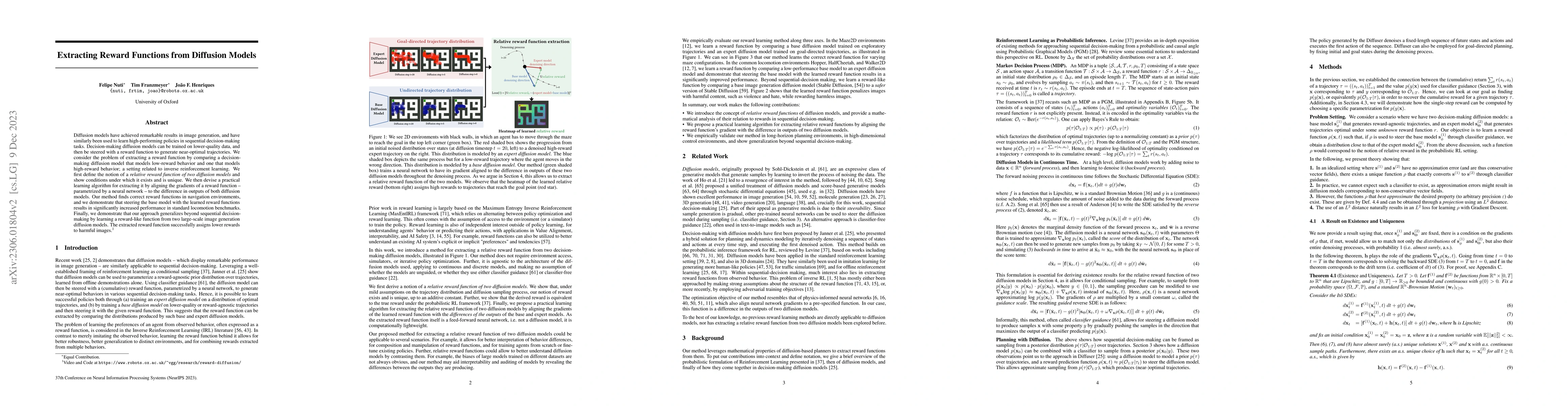 Thumbnail for Extracting Reward Functions from Diffusion Models