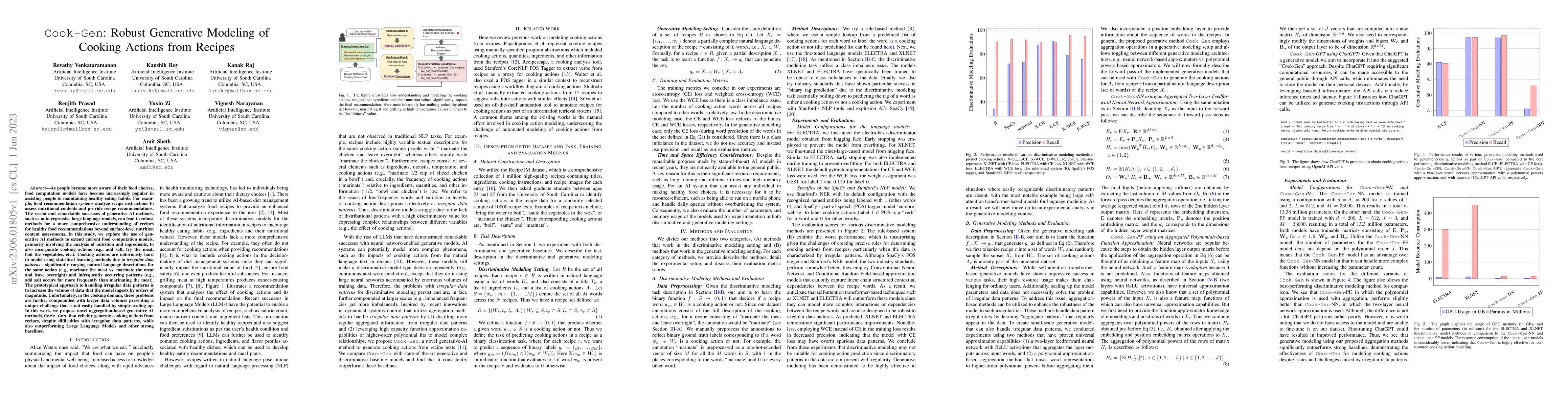 Thumbnail for Cook-Gen: Robust Generative Modeling of Cooking Actions from Recipes