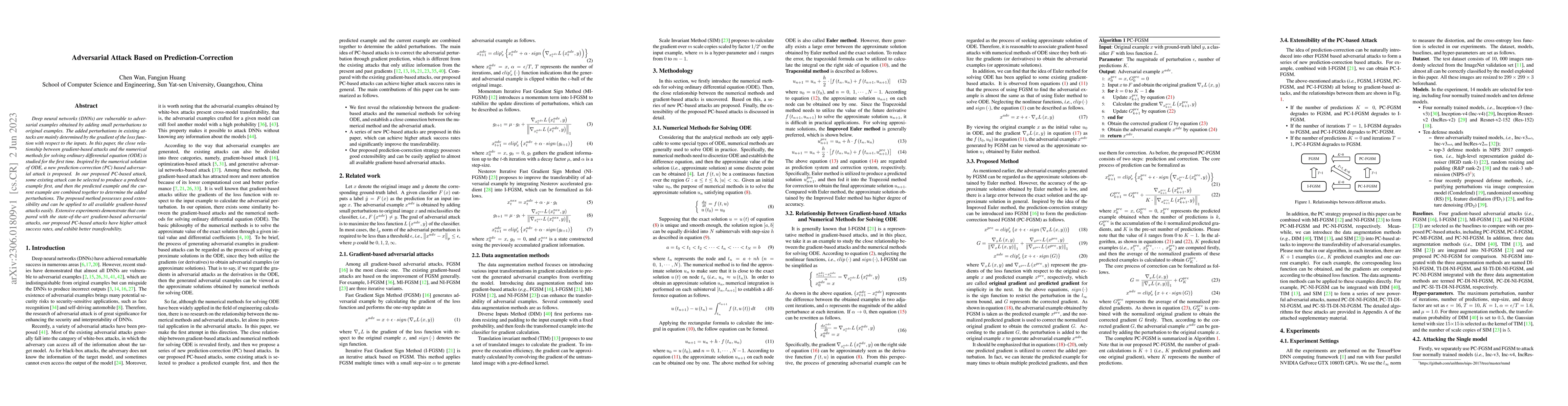 Thumbnail for Adversarial Attack Based on Prediction-Correction