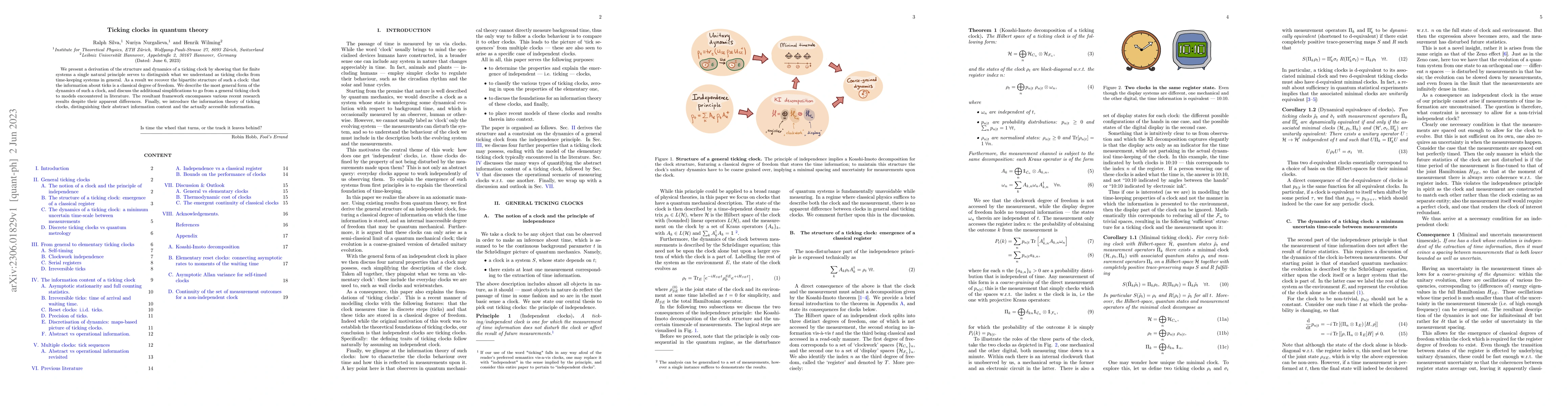 Thumbnail for Ticking clocks in quantum theory