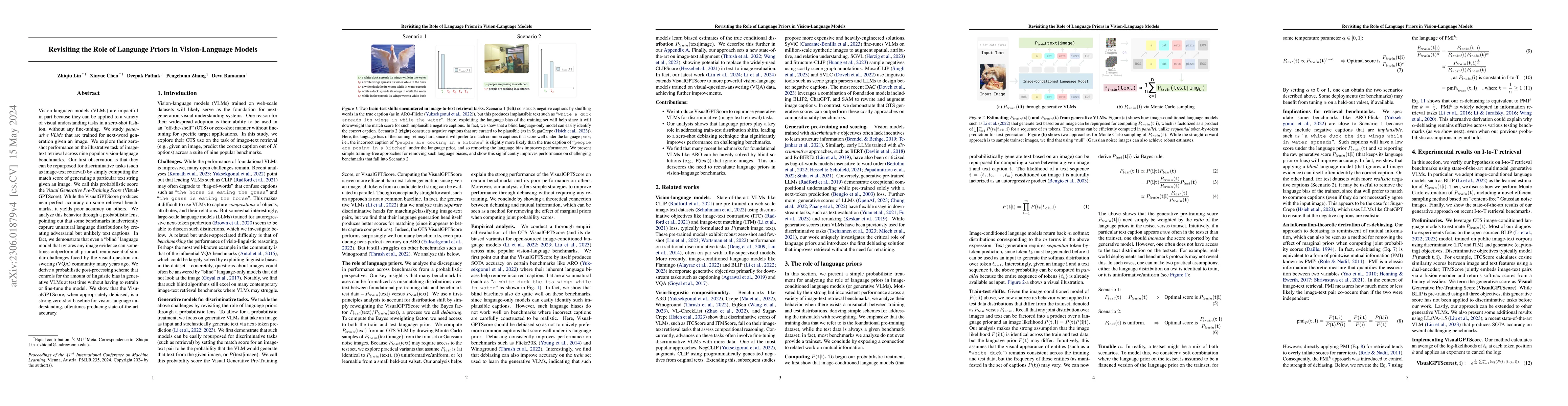 Thumbnail for Revisiting the Role of Language Priors in Vision-Language Models