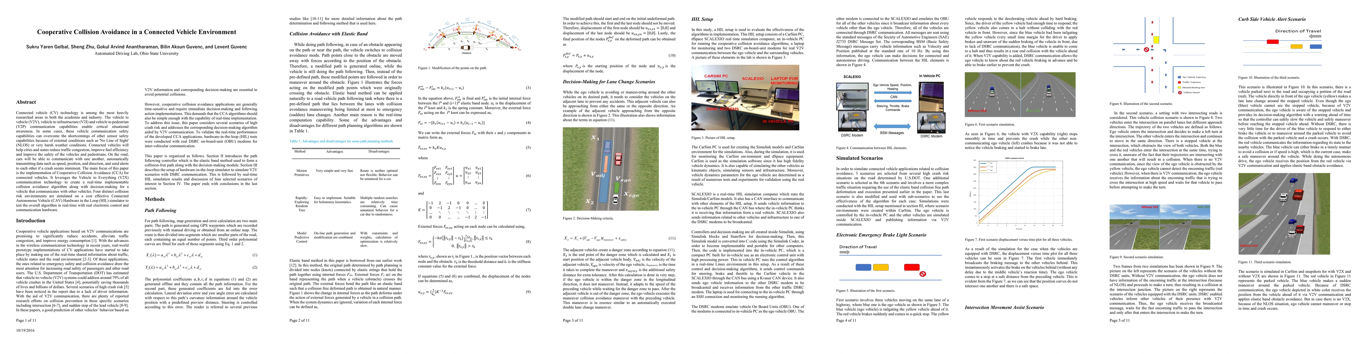 Thumbnail for Cooperative Collision Avoidance in a Connected Vehicle Environment