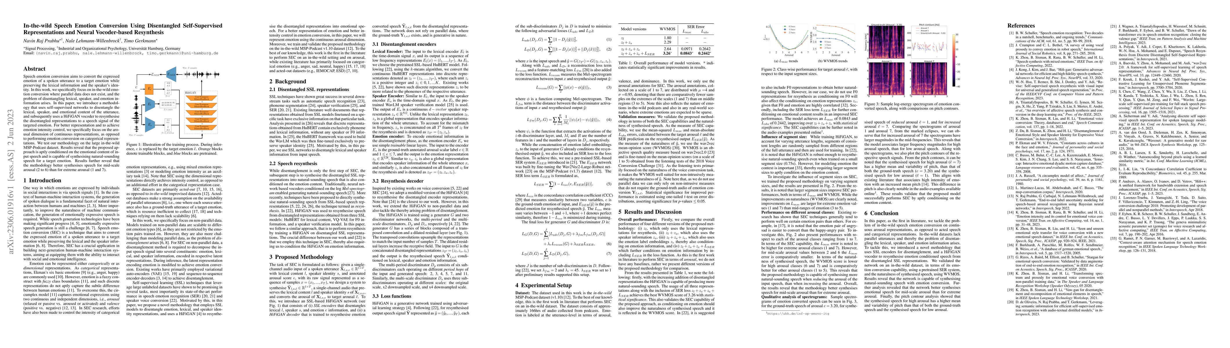 Thumbnail for In-the-wild Speech Emotion Conversion Using Disentangled Self-Supervised
  Representations and Neural Vocoder-based Resynthesis