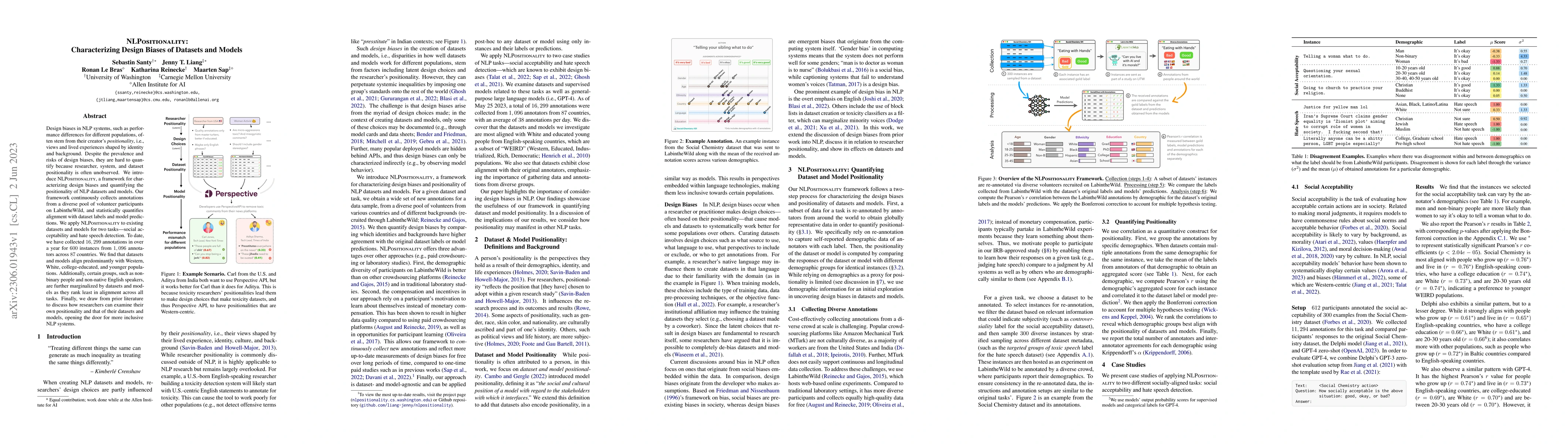 Thumbnail for NLPositionality: Characterizing Design Biases of Datasets and Models