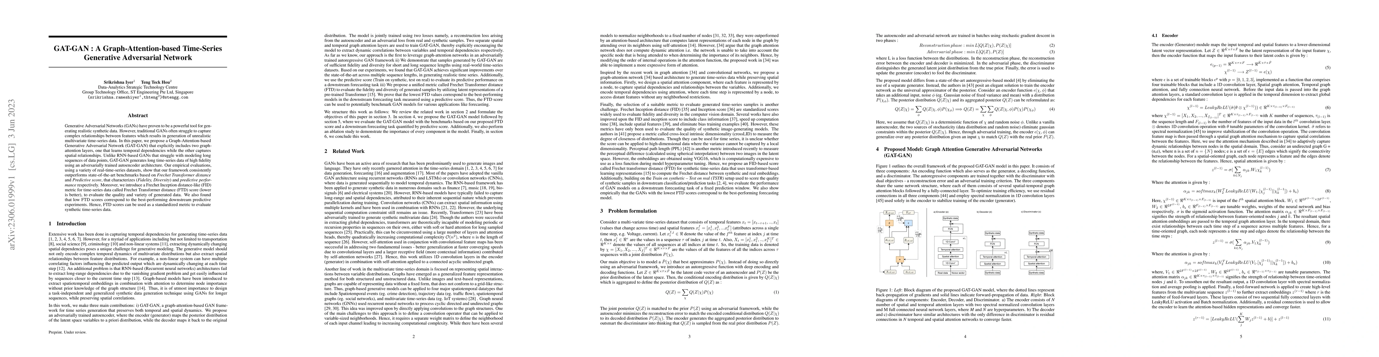 Thumbnail for GAT-GAN : A Graph-Attention-based Time-Series Generative Adversarial
  Network
