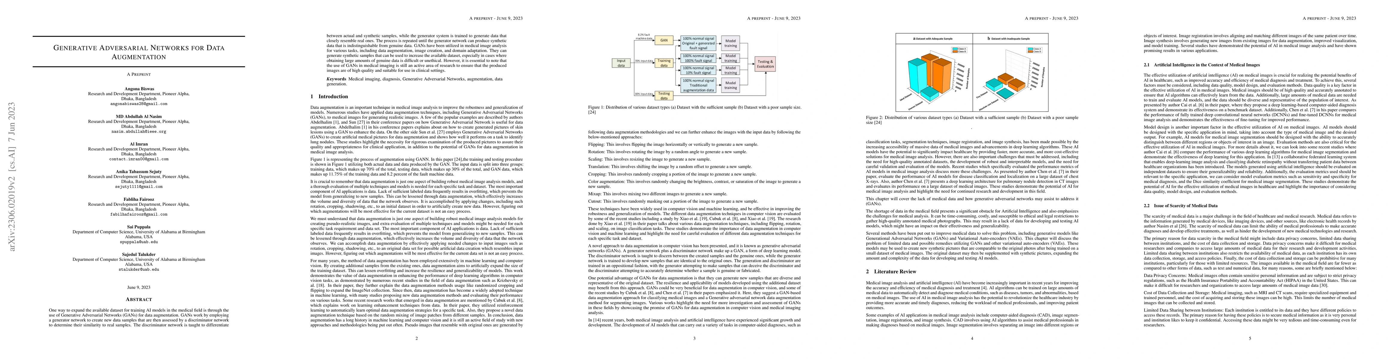 Thumbnail for Generative Adversarial Networks for Data Augmentation