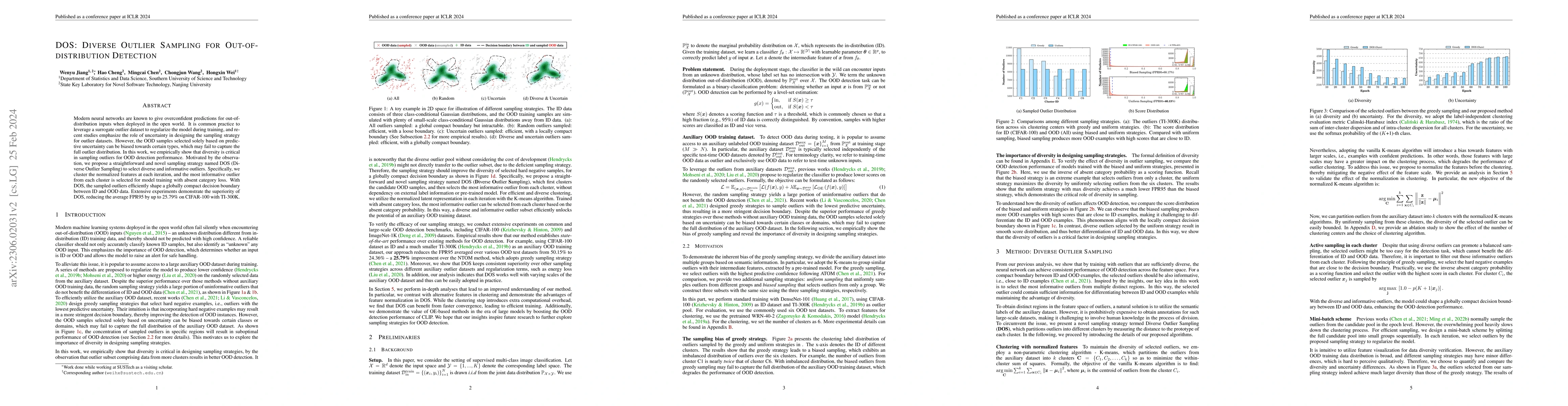 Thumbnail for DOS: Diverse Outlier Sampling for Out-of-Distribution Detection