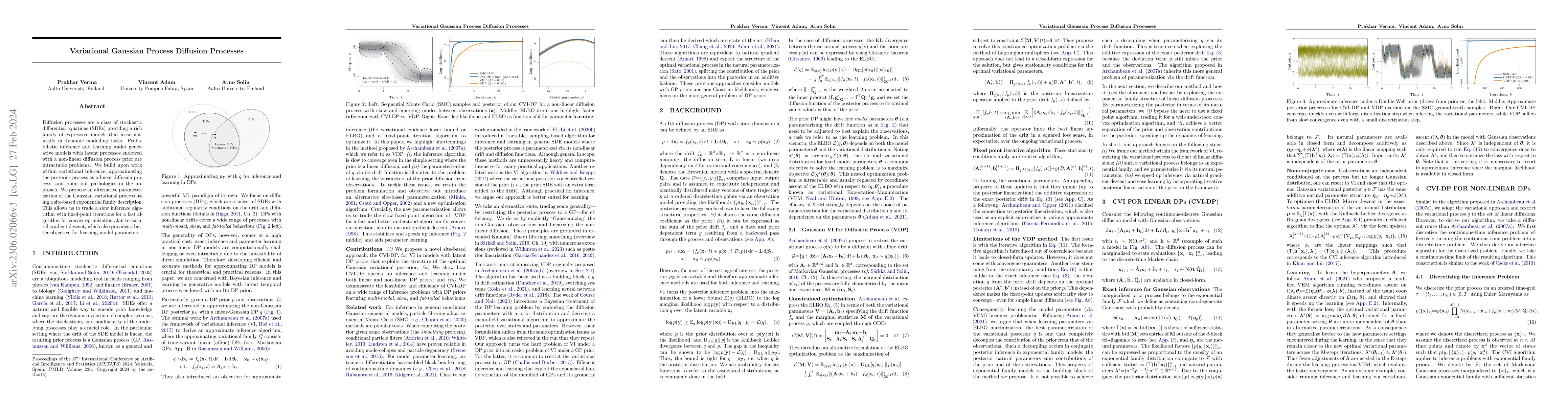 Thumbnail for Variational Gaussian Process Diffusion Processes