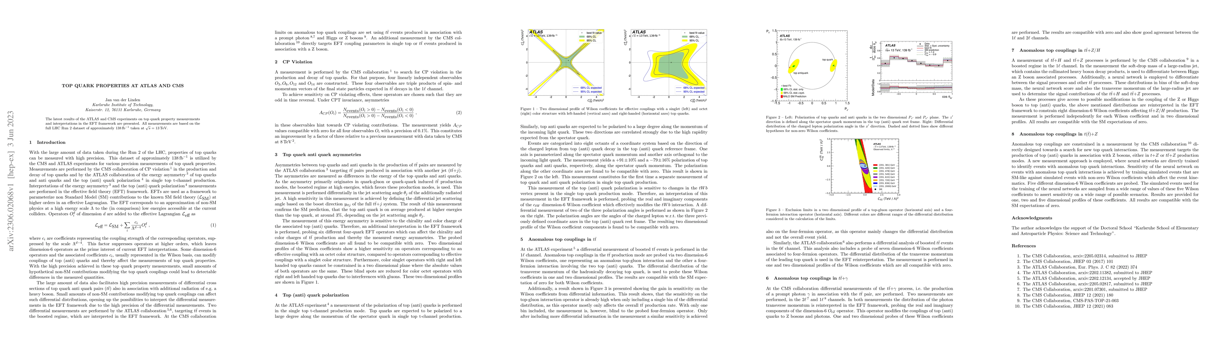 Thumbnail for Top quark properties at ATLAS and CMS