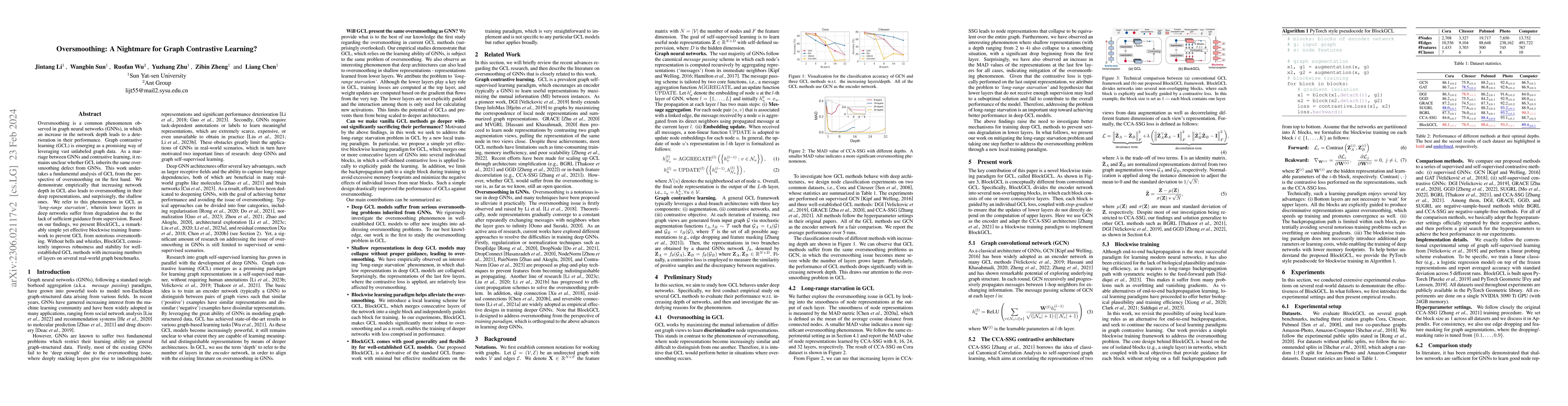 Thumbnail for Oversmoothing: A Nightmare for Graph Contrastive Learning?