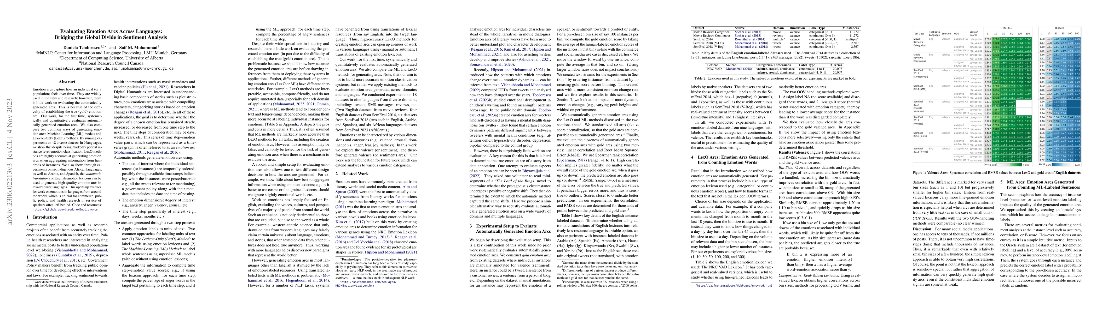 Thumbnail for Evaluating Emotion Arcs Across Languages: Bridging the Global Divide in
  Sentiment Analysis