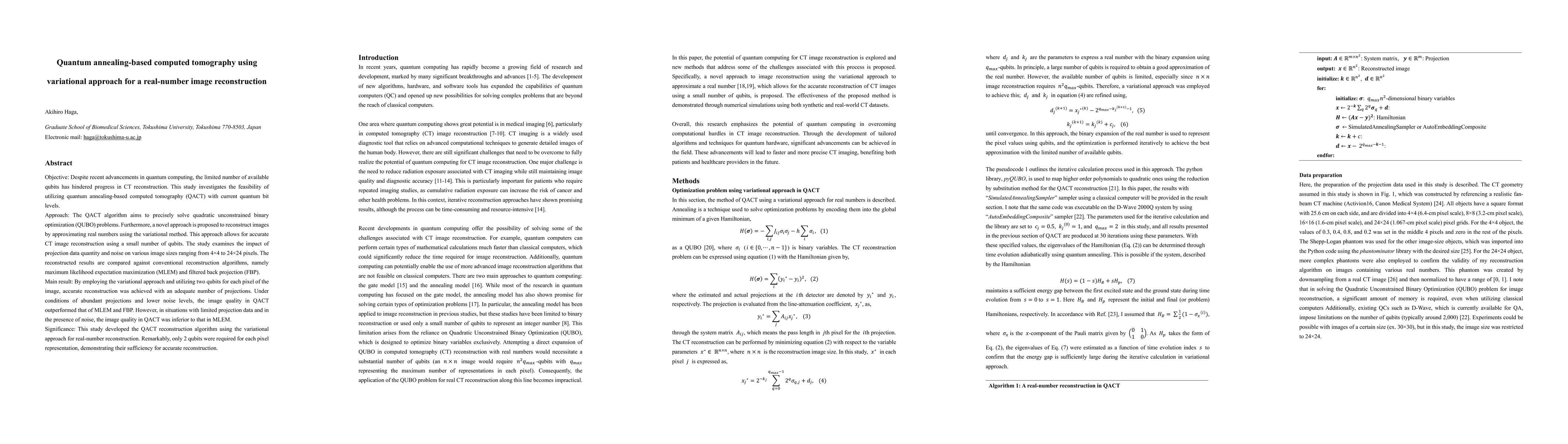 Thumbnail for Quantum annealing-based computed tomography using variational approach
  for a real-number image reconstruction