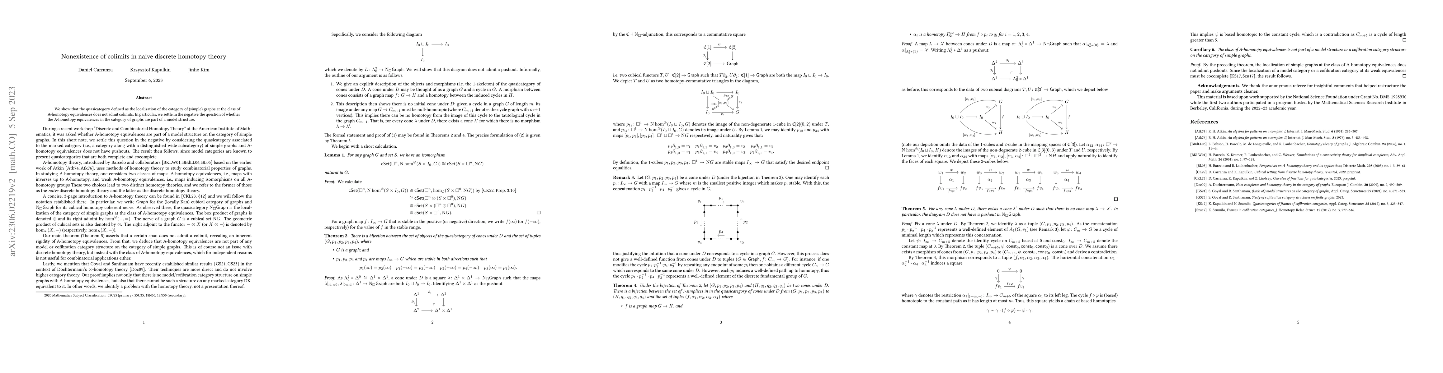 Thumbnail for Nonexistence of colimits in naive discrete homotopy theory