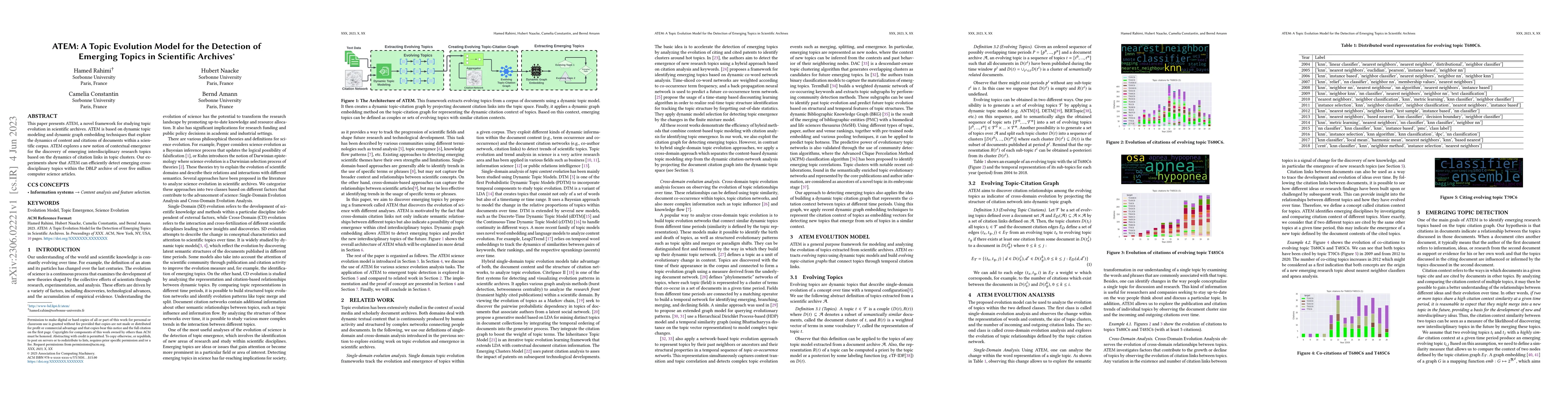Thumbnail for ATEM: A Topic Evolution Model for the Detection of Emerging Topics in
  Scientific Archives