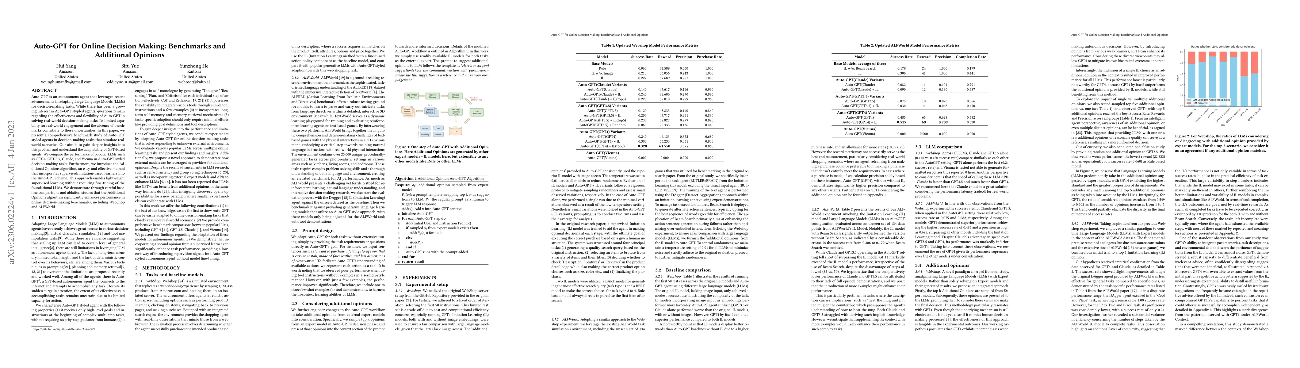 Thumbnail for Auto-GPT for Online Decision Making: Benchmarks and Additional Opinions