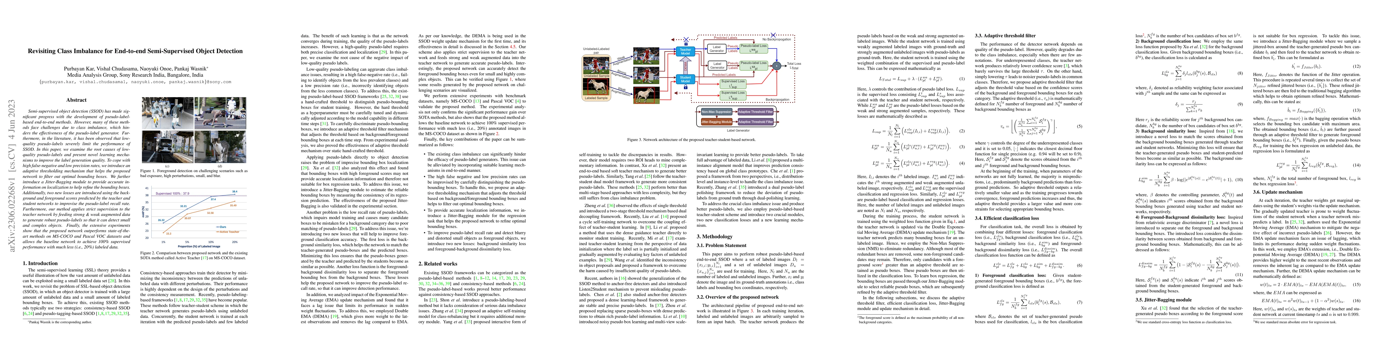 Thumbnail for Revisiting Class Imbalance for End-to-end Semi-Supervised Object
  Detection