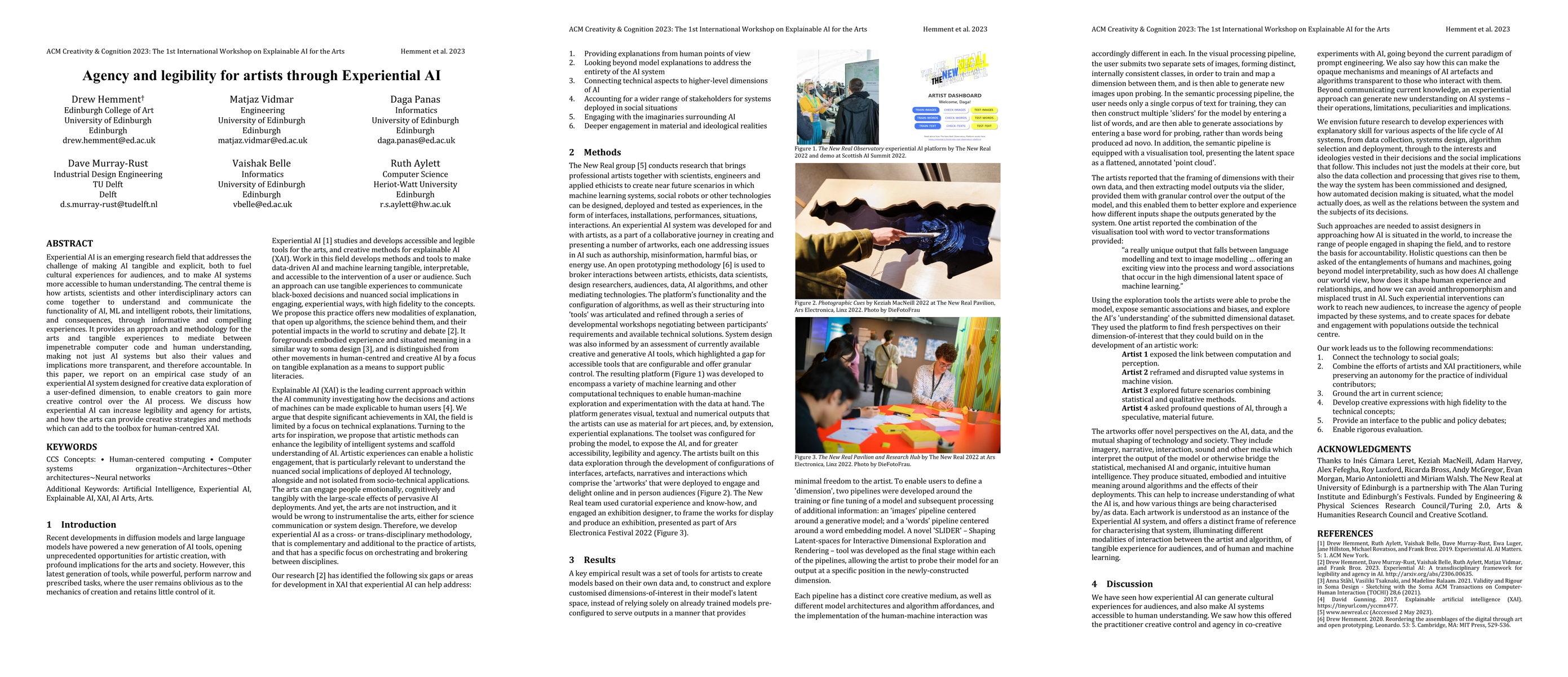 Thumbnail for Agency and legibility for artists through Experiential AI