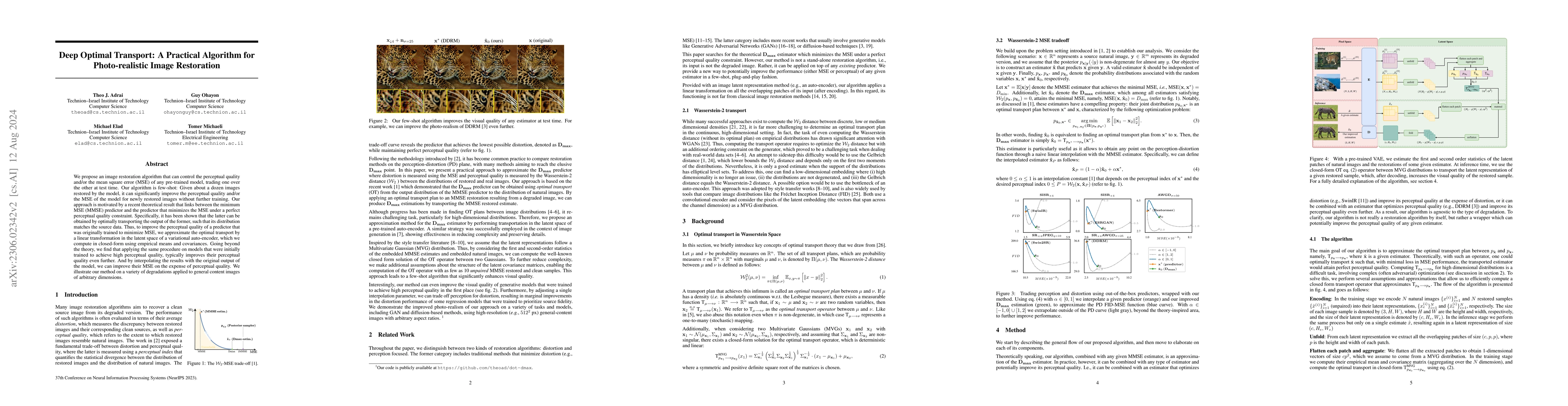Thumbnail for Deep Optimal Transport: A Practical Algorithm for Photo-realistic Image
  Restoration