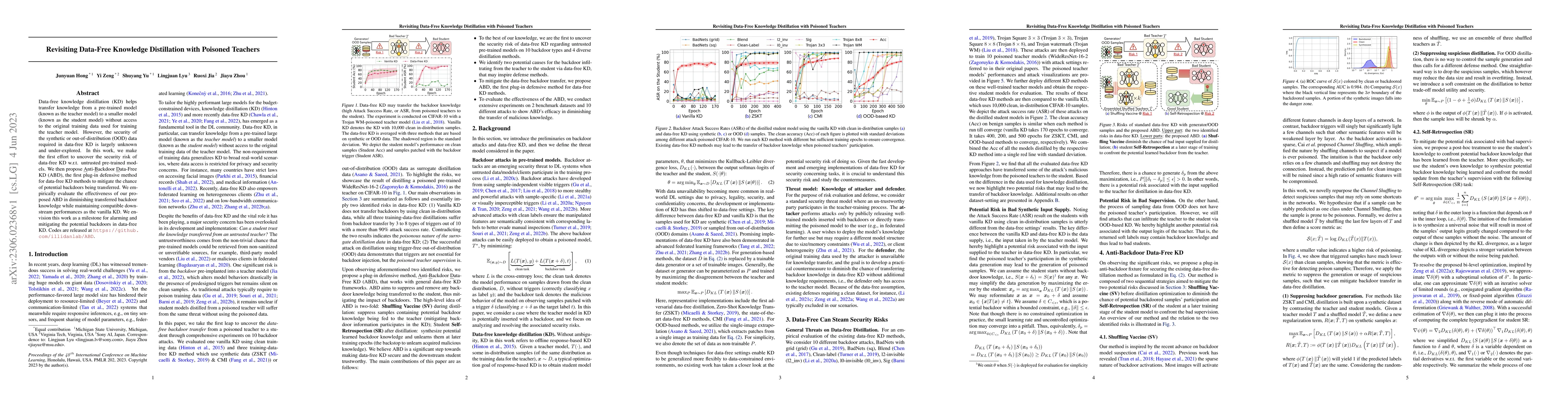 Thumbnail for Revisiting Data-Free Knowledge Distillation with Poisoned Teachers