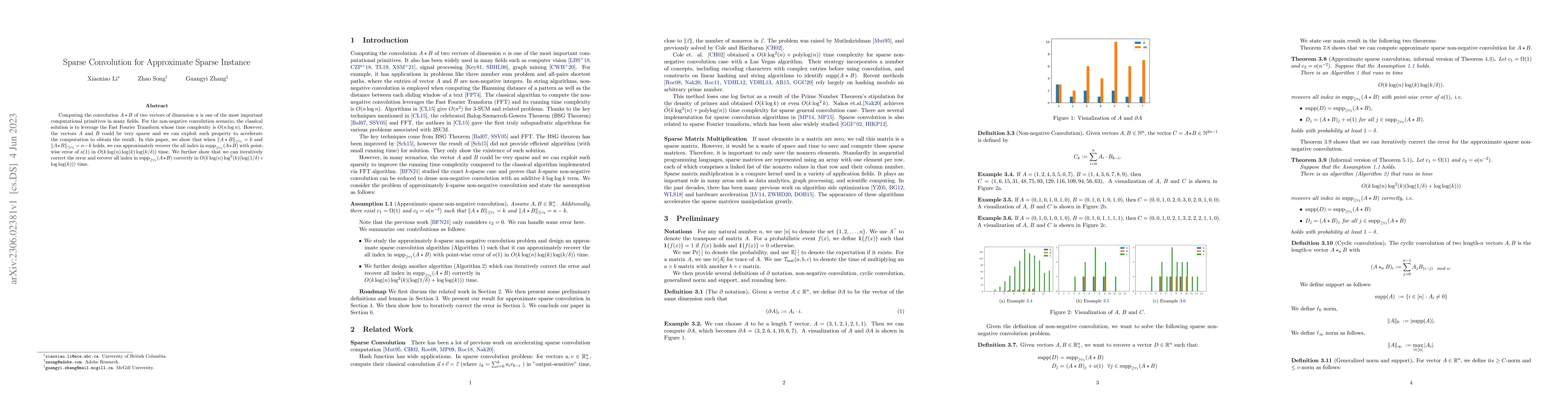 Thumbnail for Sparse Convolution for Approximate Sparse Instance