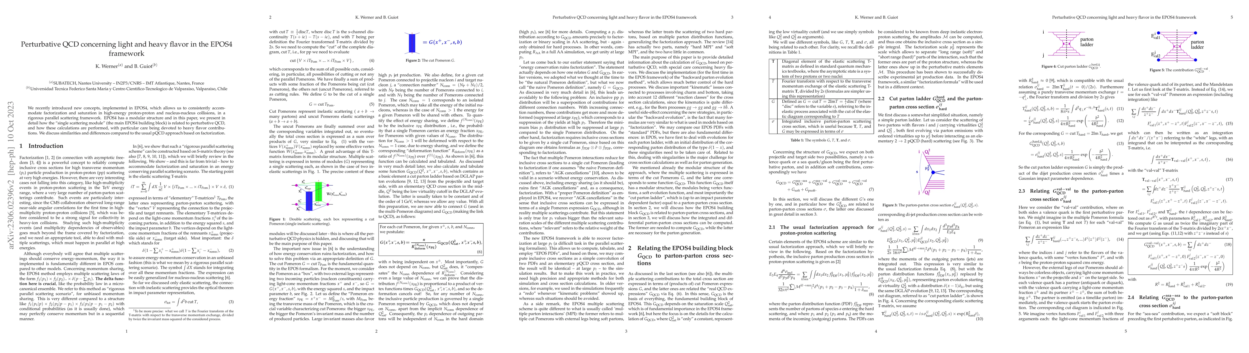 Thumbnail for Perturbative QCD concerning light and heavy flavor in the EPOS4
  framework