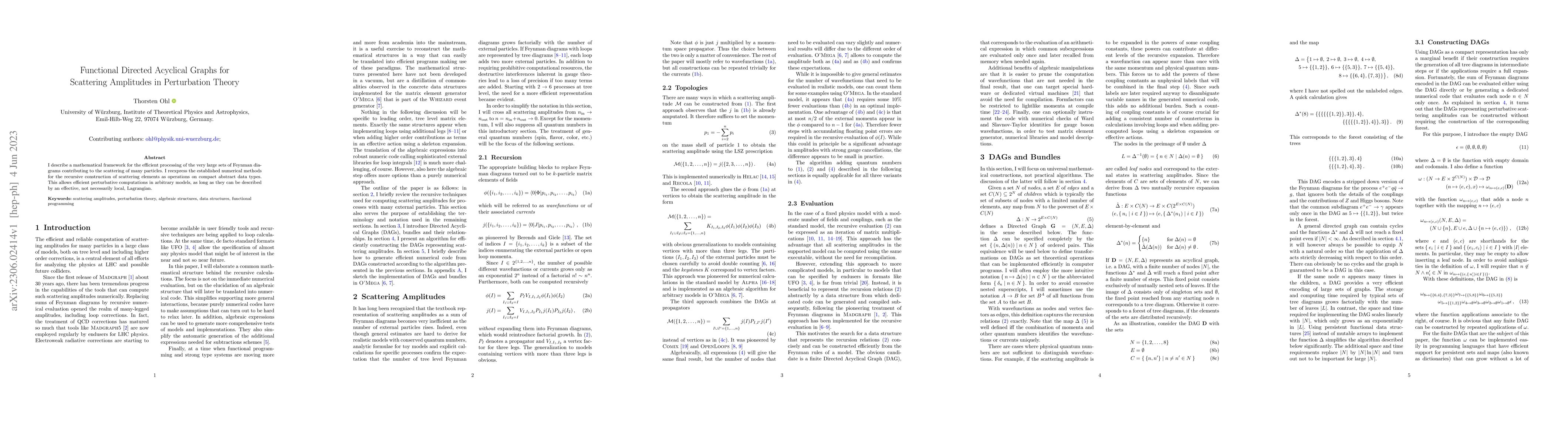 Thumbnail for Functional Directed Acyclical Graphs for Scattering Amplitudes in
  Perturbation Theory