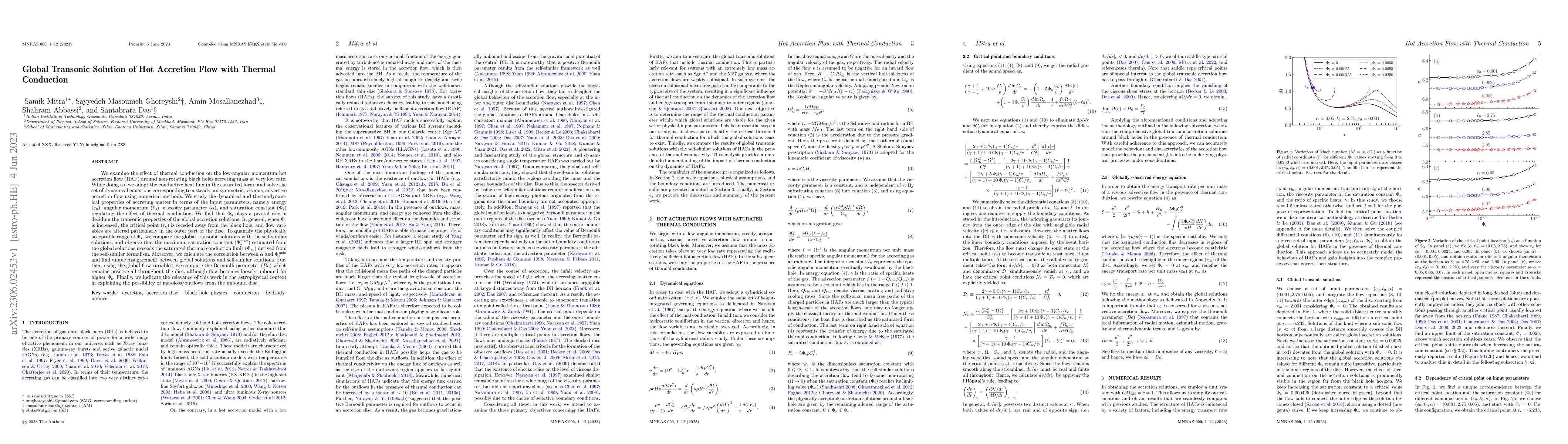 Thumbnail for Global Transonic Solution of Hot Accretion Flow with Thermal Conduction