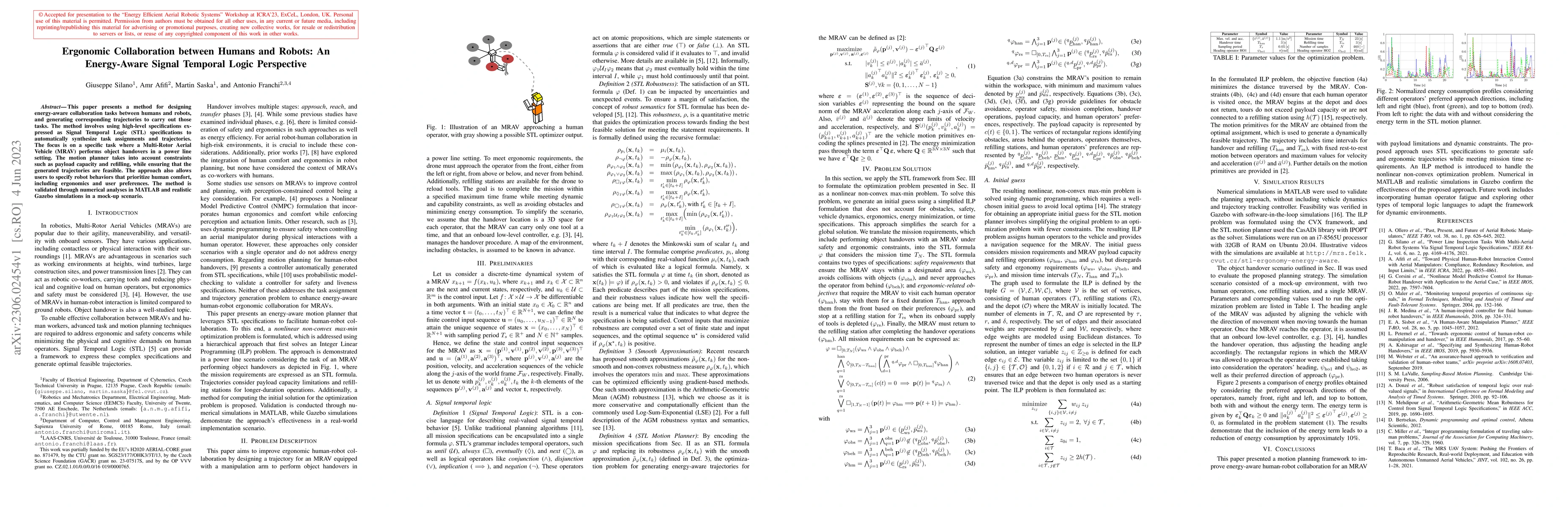 Thumbnail for Ergonomic Collaboration between Humans and Robots: An Energy-Aware
  Signal Temporal Logic Perspective