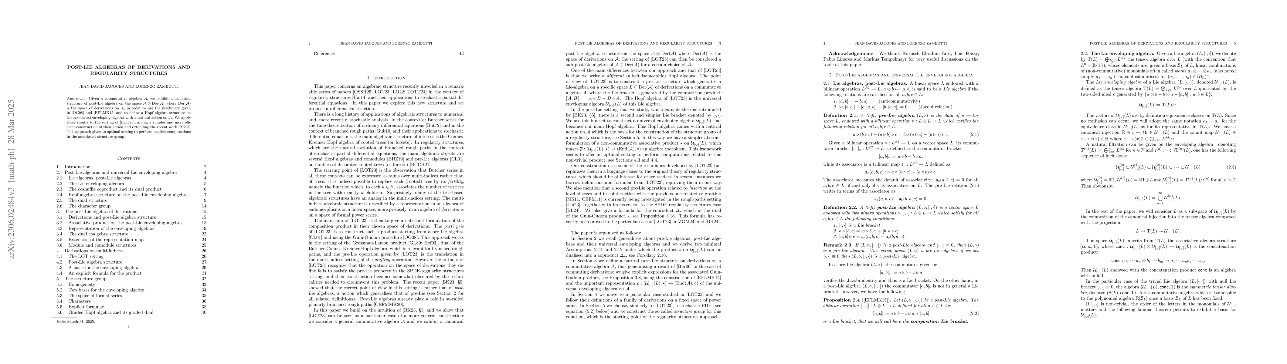 Thumbnail for Post-Lie algebras of derivations and regularity structures