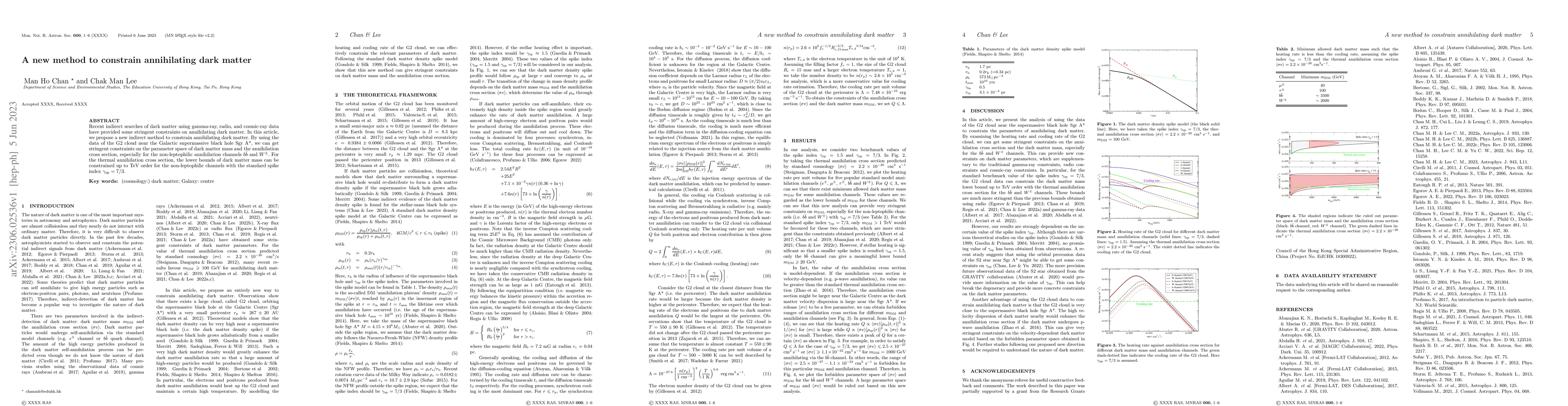 Thumbnail for A new method to constrain annihilating dark matter
