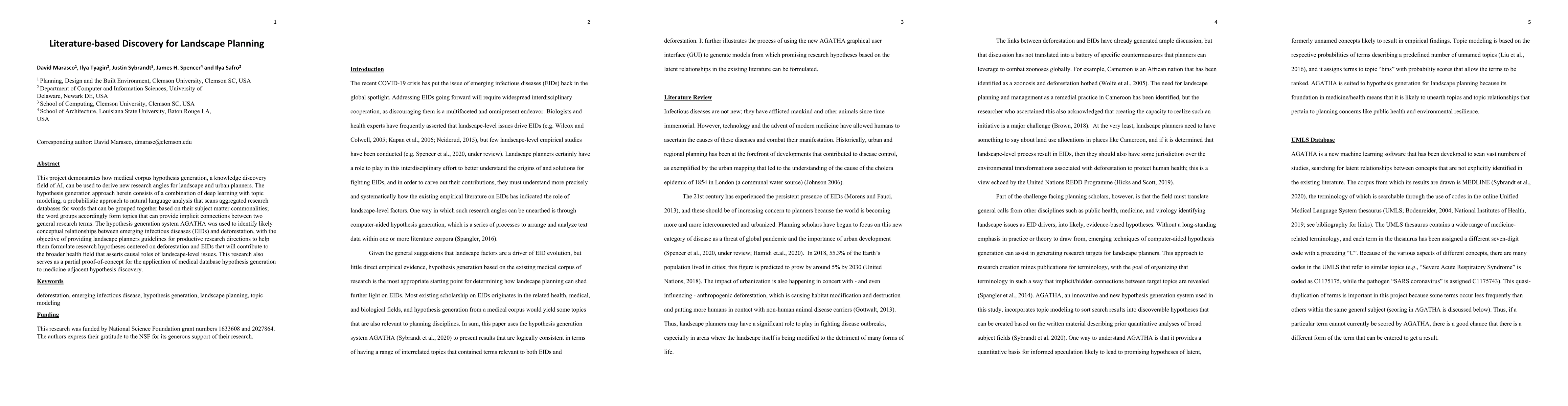Thumbnail for Literature-based Discovery for Landscape Planning