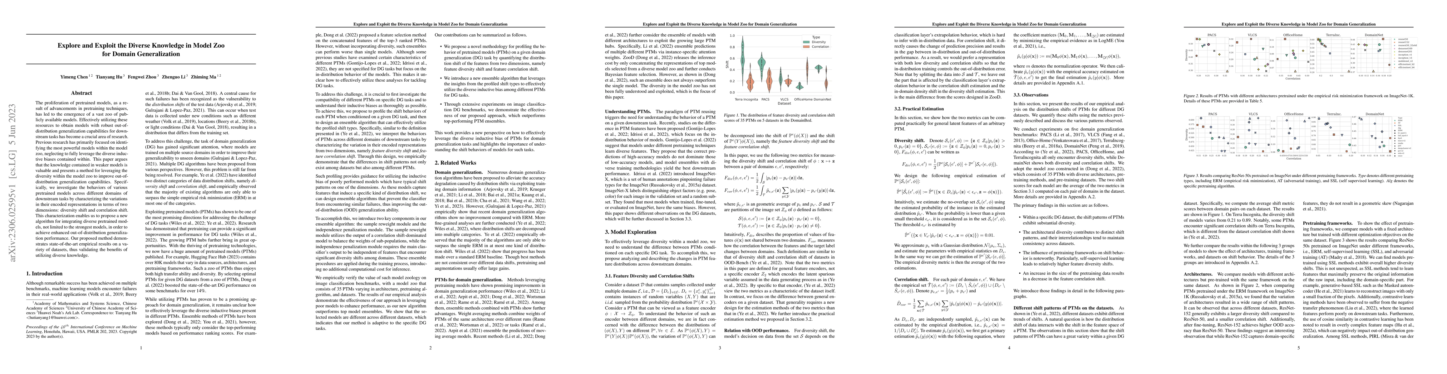 Thumbnail for Explore and Exploit the Diverse Knowledge in Model Zoo for Domain
  Generalization