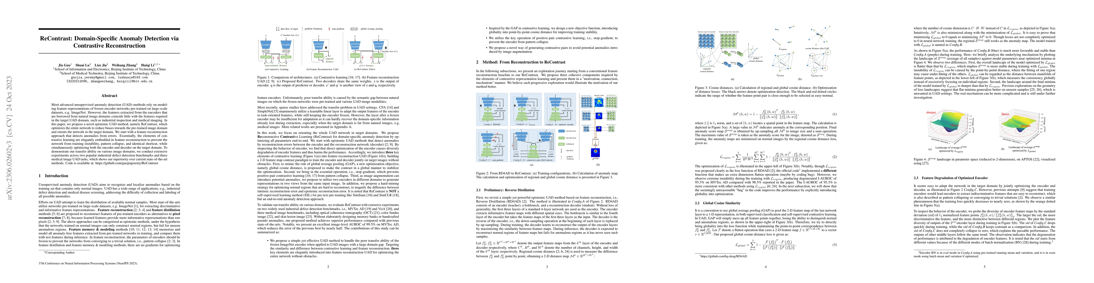 Thumbnail for ReContrast: Domain-Specific Anomaly Detection via Contrastive
  Reconstruction