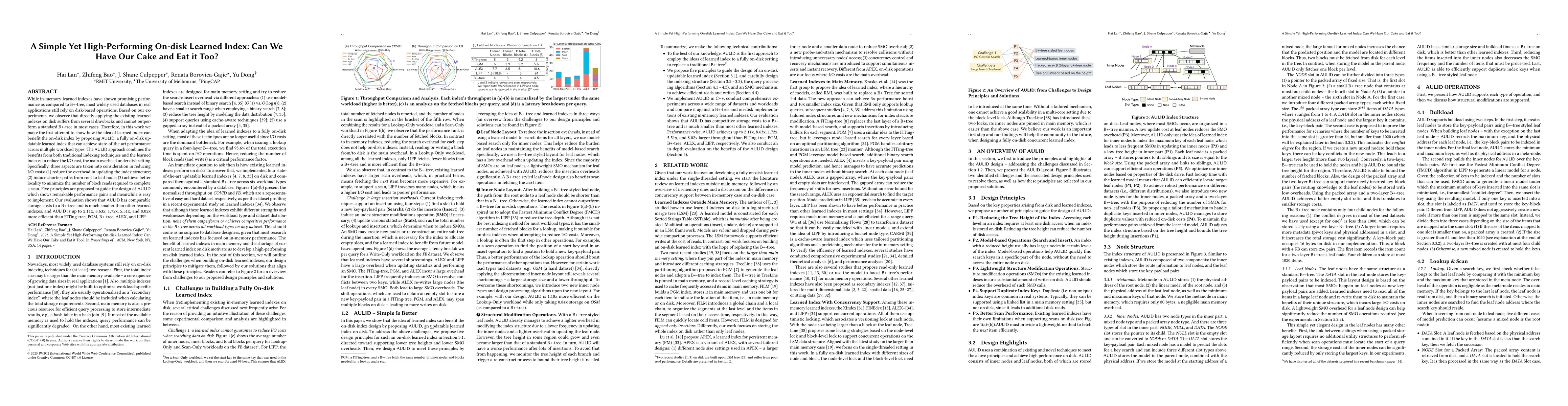 Thumbnail for A Simple Yet High-Performing On-disk Learned Index: Can We Have Our Cake
  and Eat it Too?