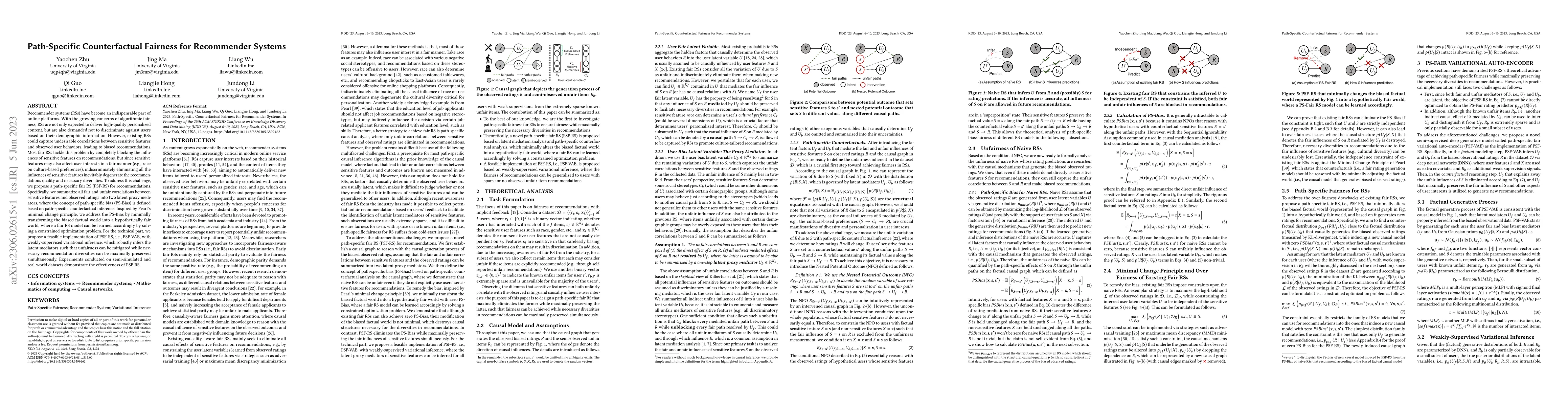 Thumbnail for Path-Specific Counterfactual Fairness for Recommender Systems