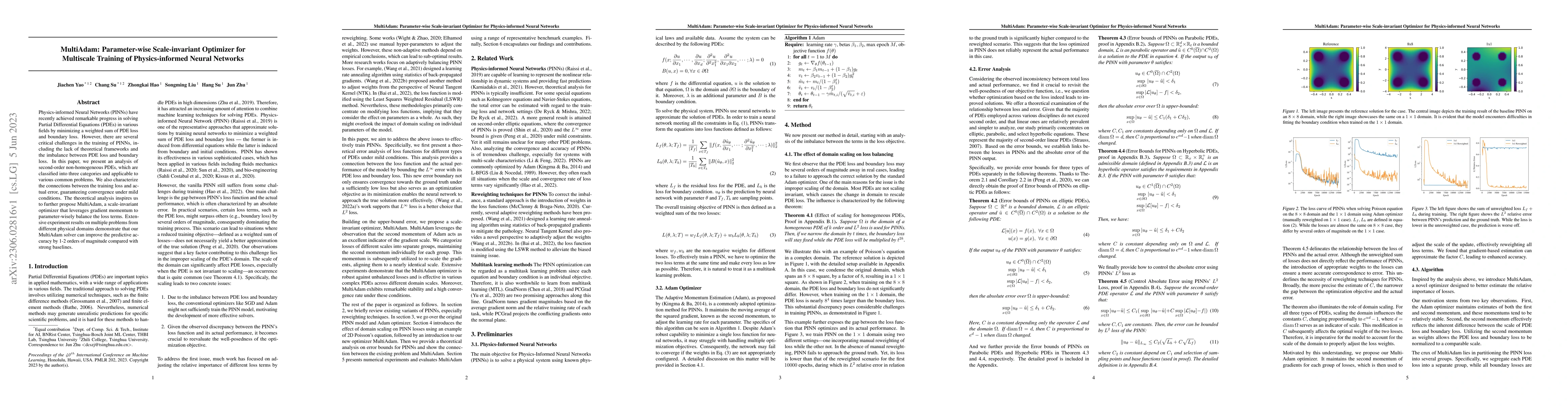 Thumbnail for MultiAdam: Parameter-wise Scale-invariant Optimizer for Multiscale
  Training of Physics-informed Neural Networks
