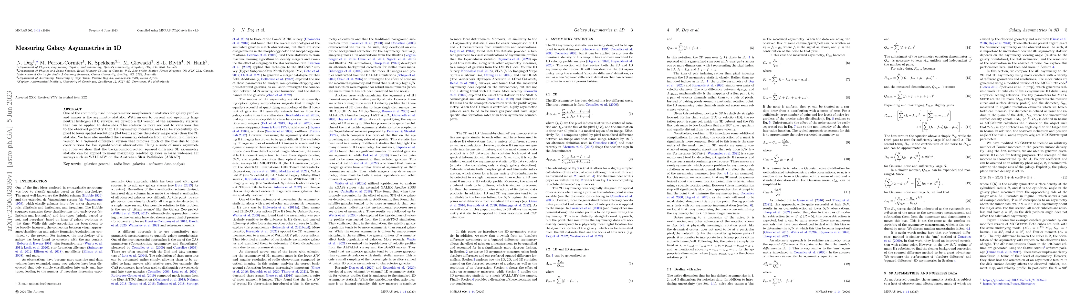 Thumbnail for Measuring Galaxy Asymmetries in 3D
