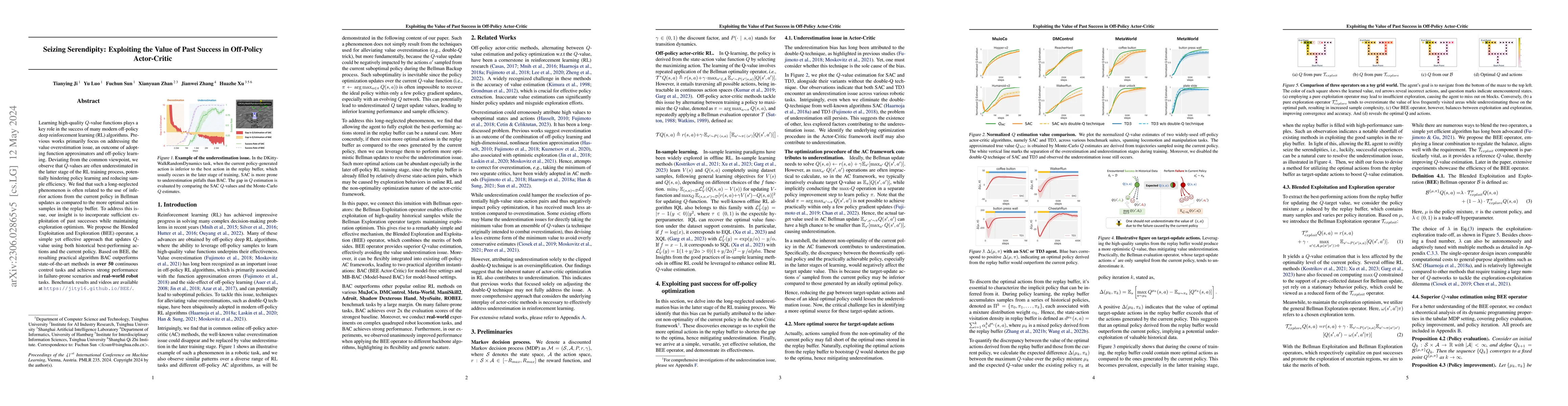Thumbnail for Seizing Serendipity: Exploiting the Value of Past Success in Off-Policy
  Actor-Critic