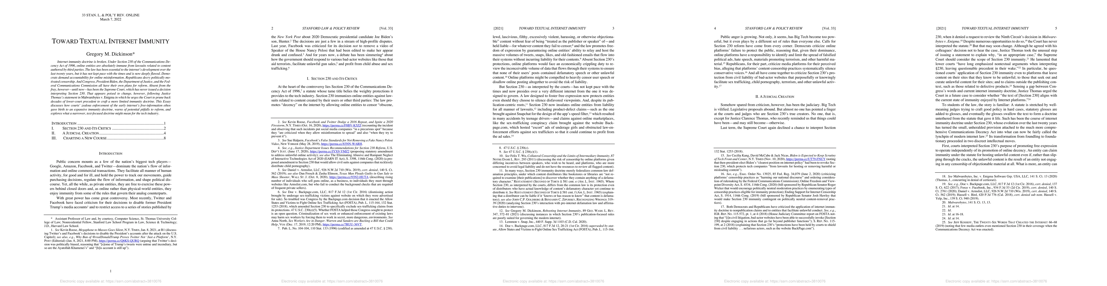 Thumbnail for Toward Textual Internet Immunity