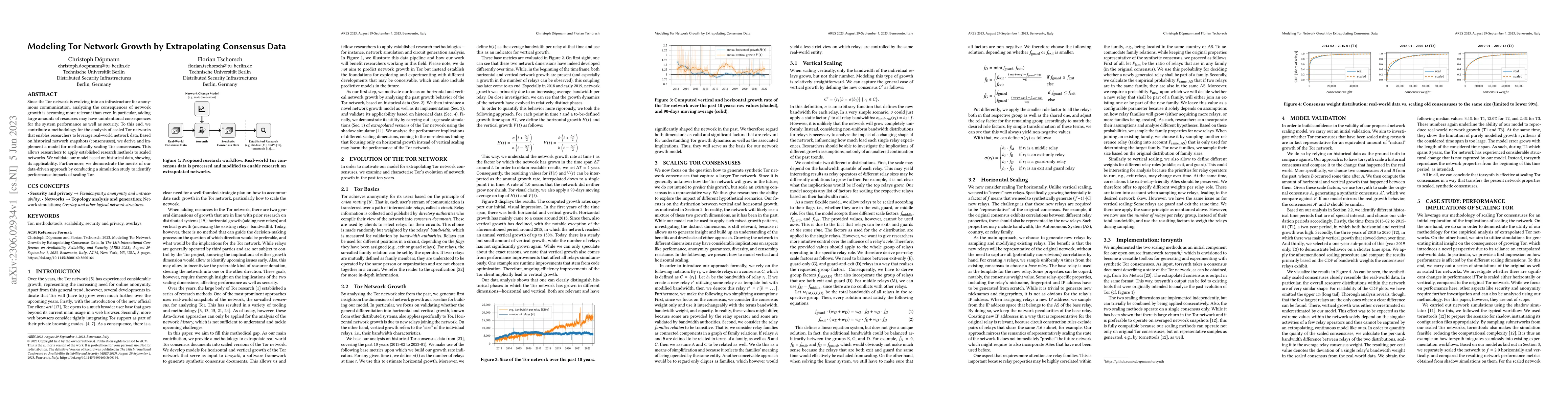Thumbnail for Modeling Tor Network Growth by Extrapolating Consensus Data