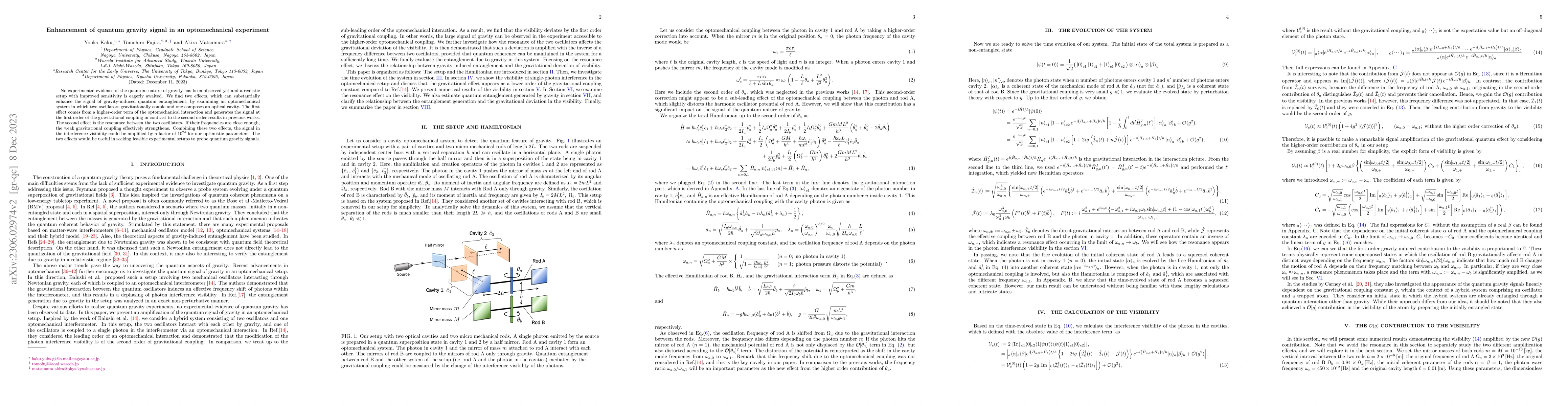 Thumbnail for Enhancement of quantum gravity signal in an optomechanical experiment