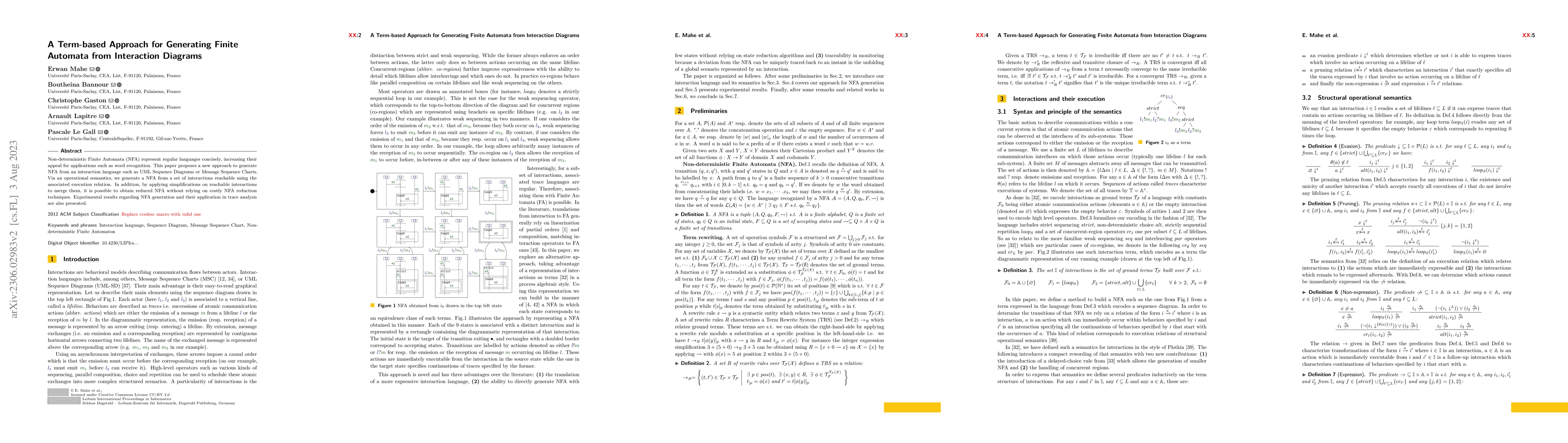 Thumbnail for A Term-based Approach for Generating Finite Automata from Interaction
  Diagrams