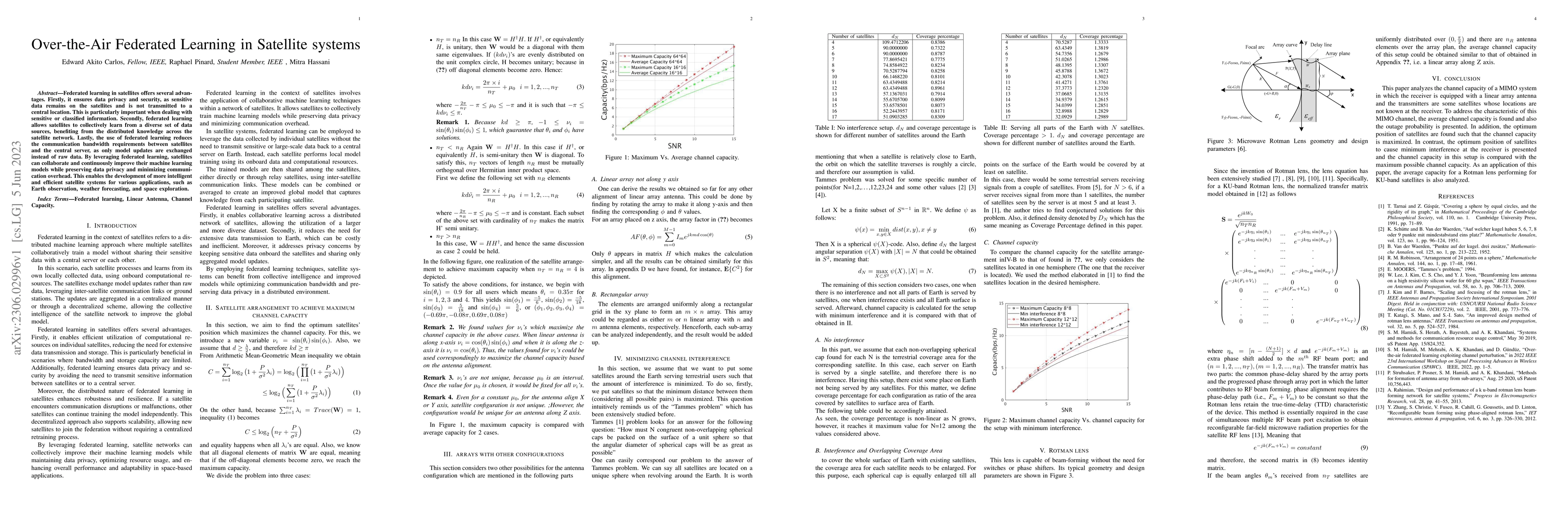 Thumbnail for Over-the-Air Federated Learning in Satellite systems