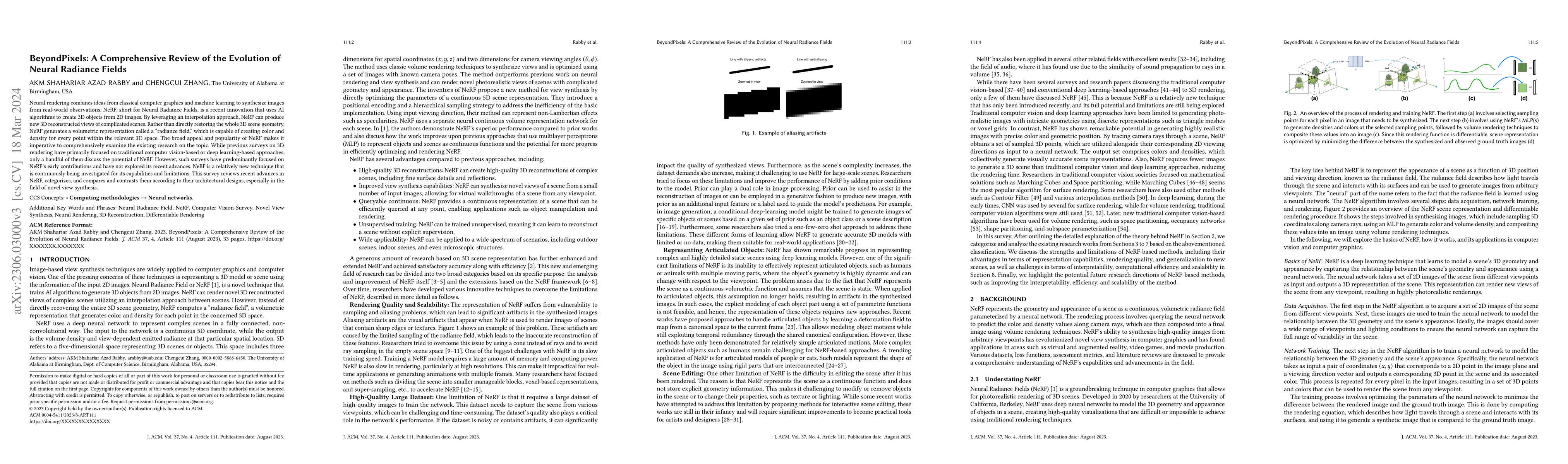 Thumbnail for BeyondPixels: A Comprehensive Review of the Evolution of Neural Radiance
  Fields