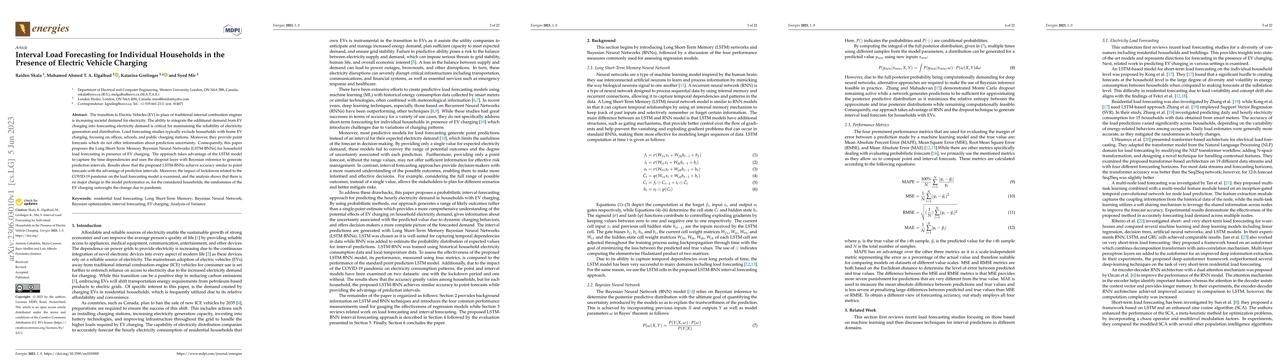 Thumbnail for Interval Load Forecasting for Individual Households in the Presence of
  Electric Vehicle Charging