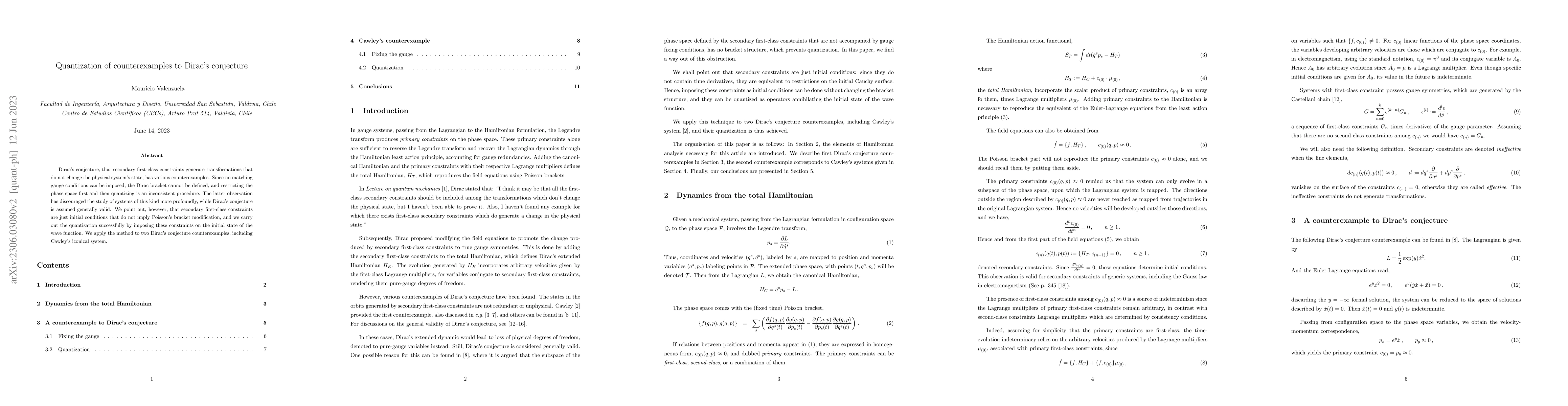 Thumbnail for Quantization of counterexamples to Dirac's conjecture