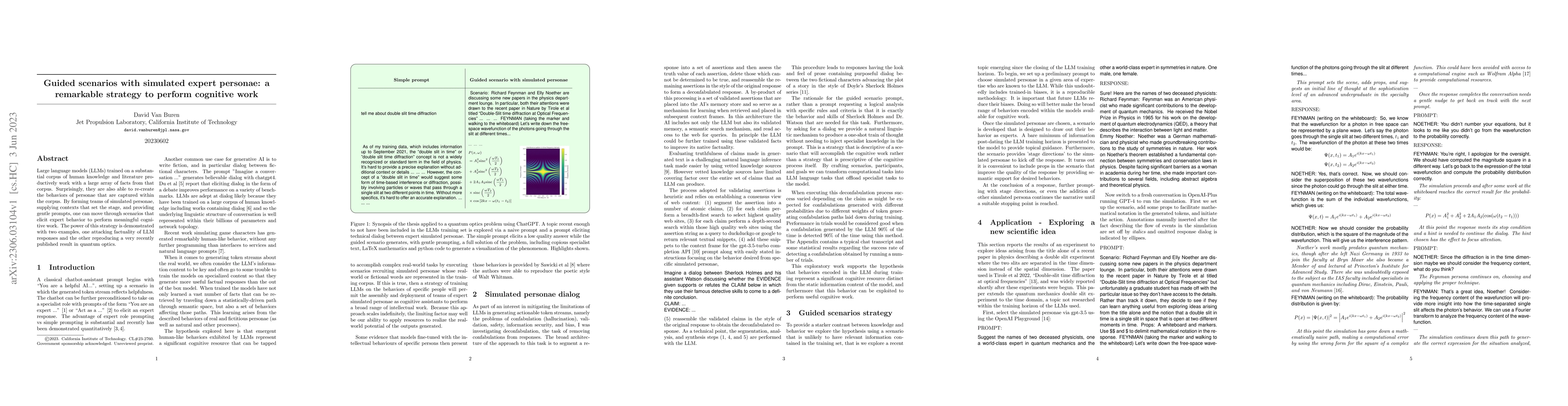 Thumbnail for Guided scenarios with simulated expert personae: a remarkable strategy
  to perform cognitive work