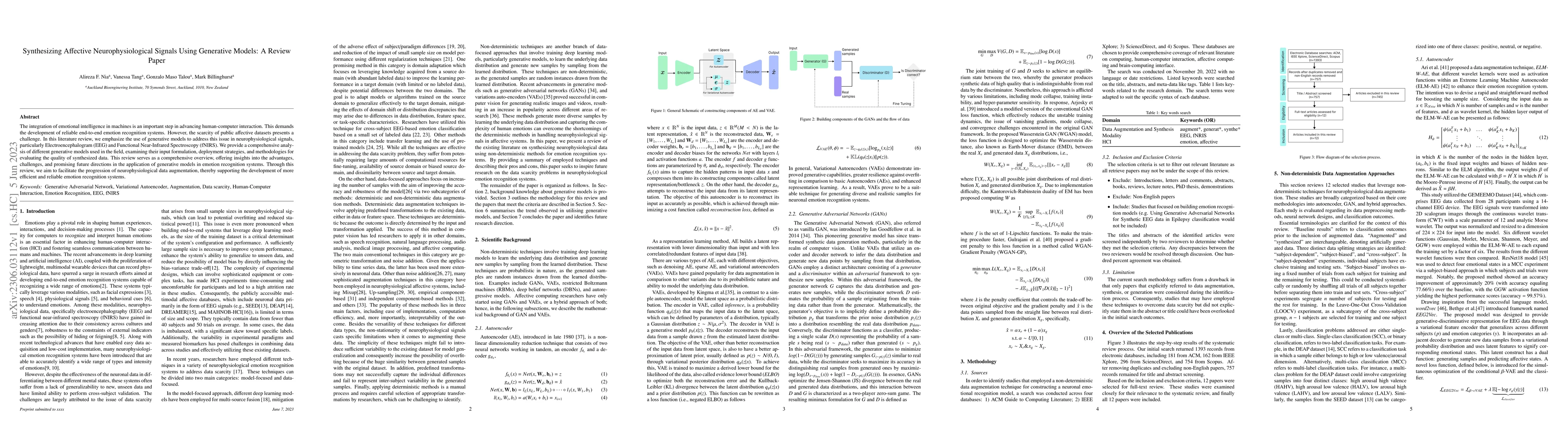 Thumbnail for Synthesizing Affective Neurophysiological Signals Using Generative
  Models: A Review Paper
