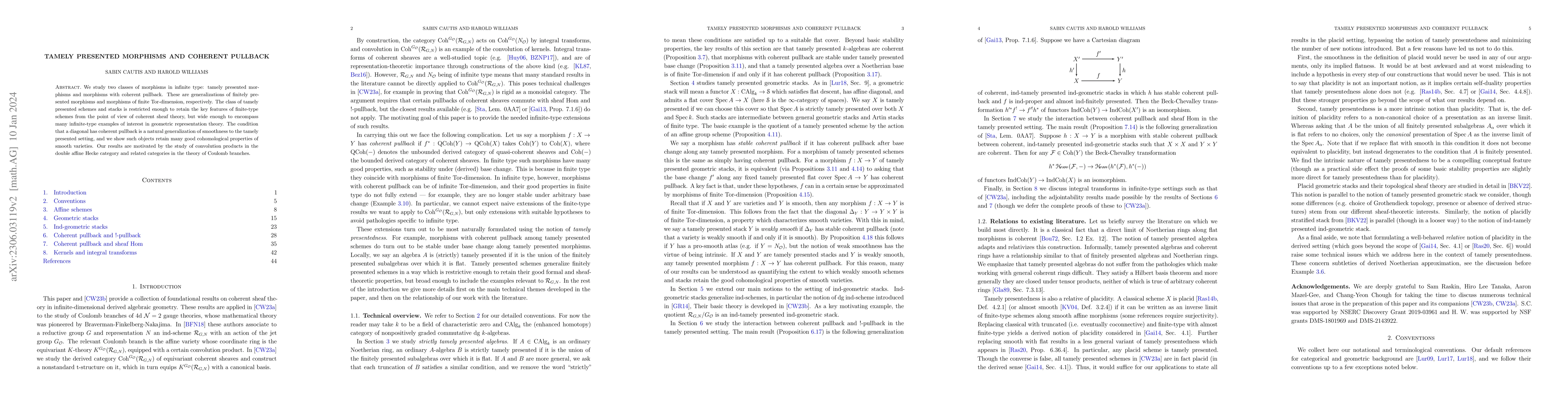 Thumbnail for Tamely presented morphisms and coherent pullback