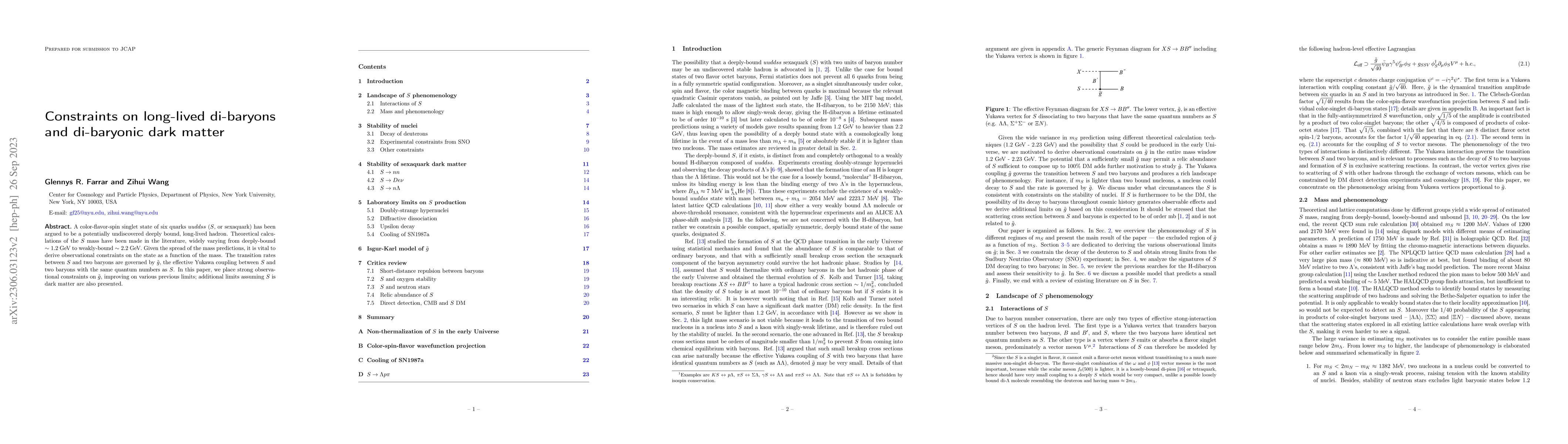 Thumbnail for Constraints on long-lived di-baryons and di-baryonic dark matter